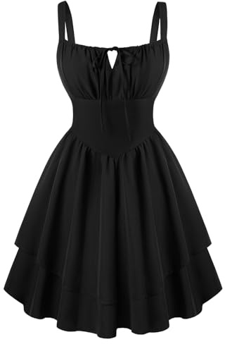 SCARLET DARKNESS Corset Mini Dress for Women Teens Grad Homecoming Sundress
