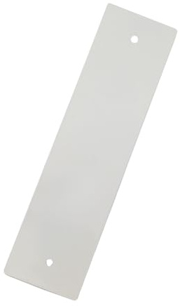 Placca cieca 185 mm copri foro avvolgibile motore tapparella avvolgitore (Bianco)