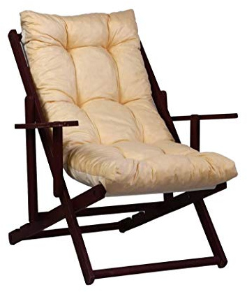 TECNOWEB Cuscino imbottito per poltrona sdraio relax (115x55x21cm) - 100% Made in Italy - Ricambio ideale per interni ed esterni (giardini, cortili, terrazzi) - Disponibili diversi colori