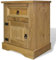 INLIFE Nachttisch im Mexiko-Stil Kiefer Massiv 53 x 39 x 67 cm