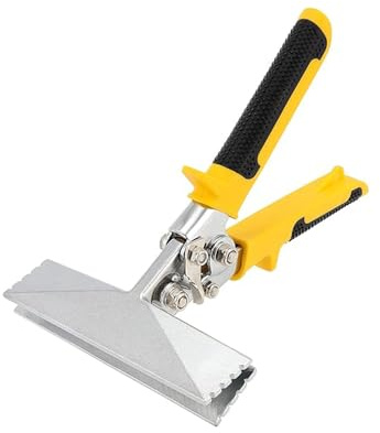 Zimpty Sheet Metal Hand Seamer, 6 Inch Jaw Straight Metal Pipe Bender Manual Metal Bending Pliers Tool with Comfort Grip Handle, for Flattening, Bending, Seaming, Metal Sheet,Ergonomic TyreGrip Handle
