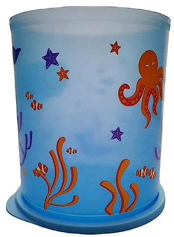 Tupperware Bingo - Barattolo da 3,3 l, motivo mare, colore: Blu