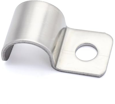 MgcTolBox 20 Stück Befestigungsschelle - V2A Edelstahl Rohr Rohrschelle Schlauchschnalle Rohrhalterung | Metallkabelschellen für Rohrdurchmesser Ø 15-16 mm