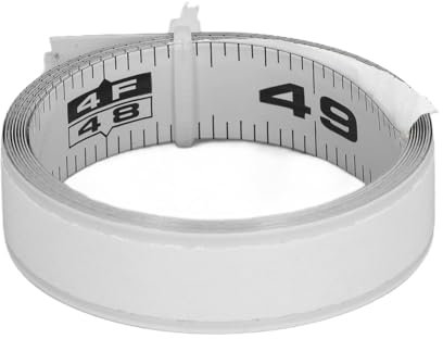 4FT Självhäftande Måttband, Självhäftande Måttband 48 Tum Från Vänster Till Höger Klippbar, Självhäftande Måttstock för Arbetsbänksågbord