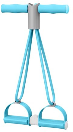 Banda de resistencia, equipo de ejercicio para sentarse, banda de resistencia para pedal de pie, bandas de fitness, tubo de tensión de cuerda, dispositivo auxiliar, pierna de mujer, brazo