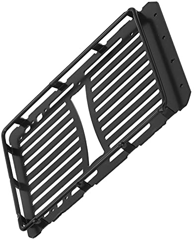 RASTKY 1/24 RC Car Roof Rack Lightweight Luggage Carrier with Installation Screws for Wrangler & Axial SCX24 1.6oz Black Iron