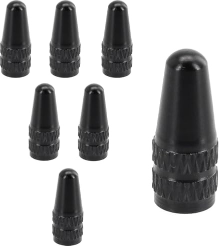 8 PCS Presta Valve Caps, Bike Dust Caps, Dust Caps for Bikes, Bike Valve Caps, for Bike Tyres Mtb Mountain Road Bicycle Valve Cover(Black)