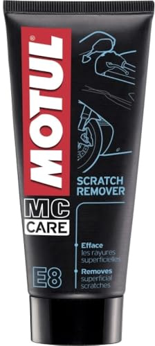Motul Scratch Remover E8, Pasta abrasiva per rimuovere graffi superficiali sulla carrozzeria