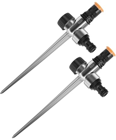 Xkzhrr arrosage Automatique pour Jardin 360°, arrosage Automatique, Système d'Irrigation Réglable, pour Les Jardins, Les pelouses, Les Plantes, Les légumes, Les Fleurs et Les Champs