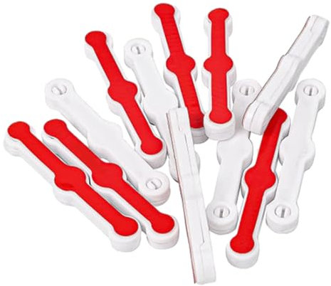 12 Stück Fliegengitter Fenster Clips, Multifunktionale Bildschirmfenster Montageschnallen Selbstklebende Fenstergitter-Clips, Snap-on Befestigungszubehör für Fliegengitter Fenster