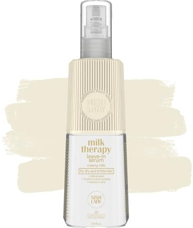 Nishlady Milk Therapy Leave-In Hair Serum 97 ml - latte cremoso, balsamo per capelli secchi e fragili