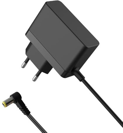 6,5V Ladegerät kompatibel mit Siemens Gigaset Telefon (-C707) A415 C385 AL145 Basisstation Ladekabel, Stromadapter Netzteil Ladegerät Ersatz,2M Schwarz