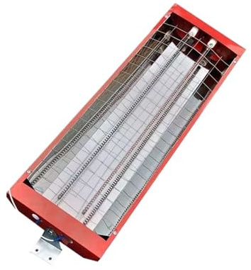 Infraröd lampa, 2000W Infraröd Färgtorklampa Dubbelrörs Värmelampa For Bilreparation Med 45° Justerbart Fäste For Torkning Av Bilar/möbler,för Automotive Spray