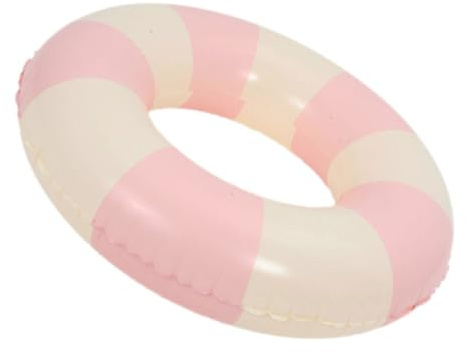 HAWILLOSCH Anello Nuoto Gonfiabile per Anni Salvagente Piscina in Materiale Spesso per Galleggiamento Sicuro Giocattolo Acqua Esterno Rosa Quadretti Facile da Gonfiare e Trasportare