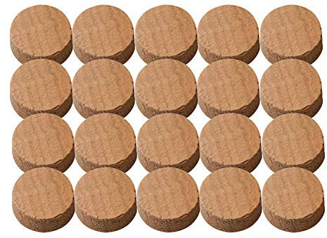 ETFBUY 20 Pieces Trumpet Repairing Cork Pads, 0.37 x 0.16 inch Trumpet Water Key Spit Valve Cork Pad, Trombone Spit Valve Accessory Parts for Musician Instrument Replacement Parts