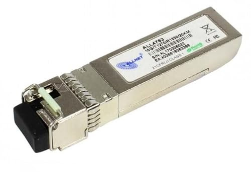 ALLNET all4763 1250 Mbit/s Mini-GBIC Singlemodefasern Modul Transceiver Netzwerk- – Module Netzwerk-Funkgeräte (1250 Mbit/s, Mini-GBIC, LC, Singlemodefasern, grau, 20.000 M)