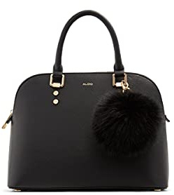 Aldo Women's ALDO Women s Galilini Dome Satchel Handbag, Black, One Size UK