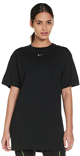 Nike Womens Sportswear Essential Dress, Black/White, XS
