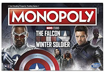 Monopoly: Marvel Studios The Falcon and The Winter Soldier Edition Brettspiel für 2-6 Spieler ab 14 Jahren, Mehrfarbig