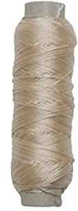 Sattlergarn Zwirn 14x2x3 Polyester 50 m beige Ø 0,3mm (5086)