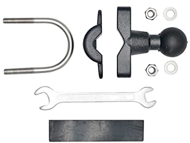 Baceyong RAM Mount U-Bolt Base de rail de guidon de moto 2,5 cm Boule de fixation RAM-B-231ZU 3/4-1 1/4