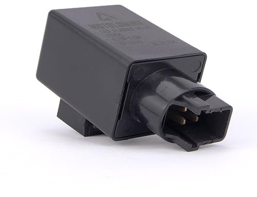 Aharon Motolumino blinkers relä för motorcyklar | universal 12 V LED/halogen| kompatibel med Honda 4-stiftskontakt | LED-blinkande lampor | blinkers | blinkande relä