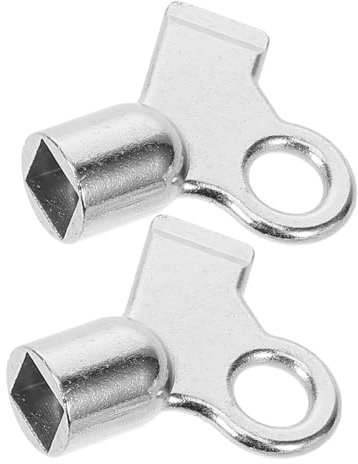 ULTECHNOVO 2stücke Heizkörperschlüssel Aus Aluminiumlegierung Ventilschlüssel Zum Öffnen Und Schließen Kompaktes Design Leicht Und Tragbar Für Verschiedene Ventiltypen Geeignet