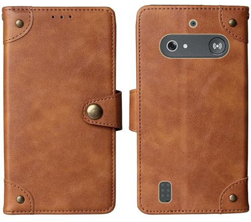 Cheshaoping Housse Téléphone Case Gel Skin pour Doro Leva E10 / E11 Doro DFB 0600 2.4 Coque Étui Cas Couverture Antichoc Cover Case (Marron)