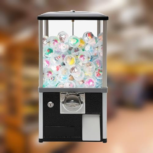 ZXINXIN Macchina per Caramelle gommose per Bambini, Macchina Commerciale per Caramelle, distributore Automatico di Caramelle, Adatto per Negozio di Giochi, Negozio al Dettaglio Black
