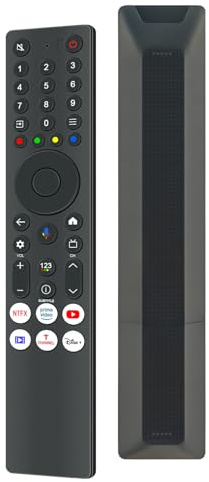 VINABTY Telecomando vocale sostituito Adatto per TCL TV C7K Premium QD-MiniLED TV 32V5C 40V5C 43V5C 43V6C 50V6C 55V6C 65V6C 75V6C 98Q6C 98Q7C 50Q7C 55Q7C 65Q7C 75Q7C 85Q7C 55Q6C 65Q6C 75Q6C