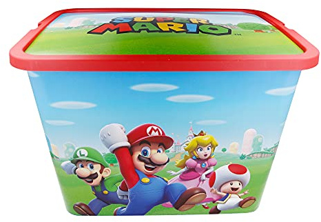 Stor DEKORIERTE AUFBEWAHRUNGSBOX. 23 L FASSUNGSVERMÖGEN | SUPER Mario