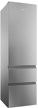 Haier Kühl-Gefrierkombination 3D 60 SERIES 3 PRO HTR3620CNMG I 2,05 m, No Frost I Energieeffizienzklasse C I Kühlschrank mit Gefrierfach freistehend, Fassungsvermögen 414L I Fresh 0°-Fach