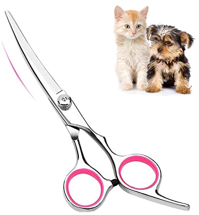 FIBOUND Ciseaux Coiffure de Chien,6 Ciseaux Toilettage Chien,Ciseaux de Toilettage en Acier Inoxydable,Ciseaux Chien Toilettage,Ciseaux Chien,Professionelle Haustierpflegegeräte für zu Hause