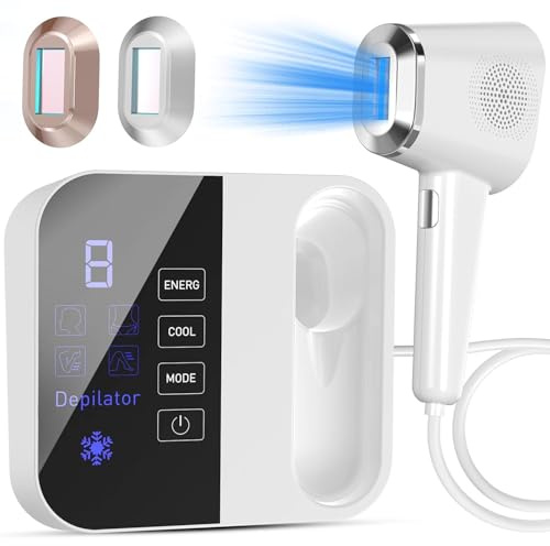 TMOMT OPT Laser Hair Removal Device Pro, 3 in 1 Beauty Salon Grade Home Hair Remover Device with Cooling System, IPL Body Painless Laser Hair Removal for Face Arms Legs Bikini Line, Women and Men