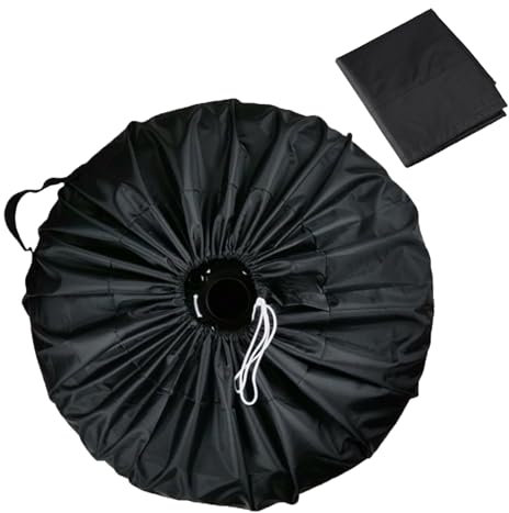 Borsa Pneumatici Auto,Copertura Della Ruota di Scorta,Copertura per Pneumatici,Copri Gomme,Auto Ruota Copertura,Diametro 65 cm con Manico,Adatto per veicoli commerciali,Berline,SUV,Nero