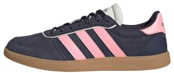 adidas Damen BREAKNET Sleek Shoes, Shadow Navy/pink Spark/Off White, 38 EU