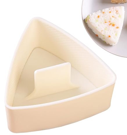 Hailerio Dreieckige Sushi-Onigiri-Formpresse, Reisbällchen-Former, Sushi-Pressform-Dreieck, Onigiri Form, DI-Y-Reiskugelform Mit Reislöffel, Sushi-Gadgets-Reisballformer