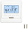 Programmierbarer Thermostat, LED-programmierbarer Fußbodenheizungs-Temperaturregler-Controller Smart Home-Thermostat für Fußbodenheizungsanwendungen im Haushalt