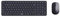 Rapoo 9310M kabelloses Tastatur-Maus Set Wireless Deskset 2400 DPI Sensor bis zu 12 Monate Batterielaufzeit flaches Aluminium Design DE-Layout QWERTZ PC & Mac - schwarz