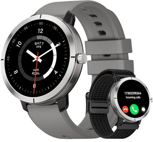 DREMAC - Reloj Inteligente para Hombre y Mujer, GPS Integrado, 1,35 Pulgadas, Pantalla Amoled de Aluminio, 170 Modos Deportivos, 5 ATM Fitness Tracker con frecuencia cardíaca, Seguimiento de sueño