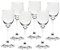 CRISTALICA Likörglas 6er-Set Condor Optik 70ml Schnapsglas Likörkelch Wodka Bleikristall