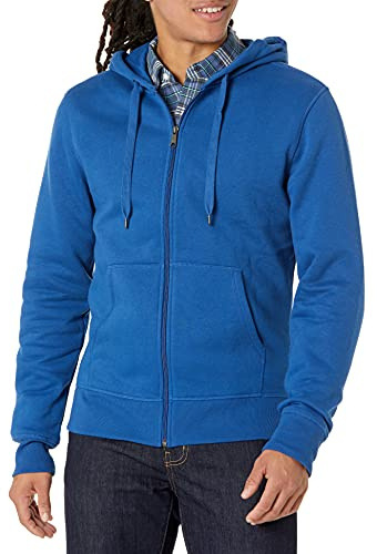 Amazon Essentials Sweat à Capuche en Polaire Entièrement Zippé (Disponible en Grandes Tailles) Homme