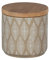 WENKO Universaldose Tupian Beige Keramik - Kosmetikdose, Wattedose, Keramik, 10 x 10.5 x 10 cm, Beige, 10.5 x 10 x 10 cm