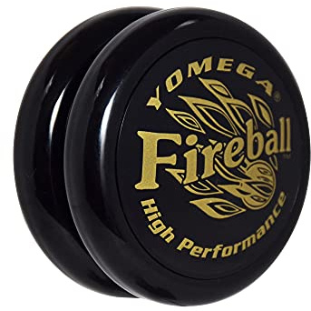 Yomega Fireball YoYo -HIGH Performance Responsive Transaxle Yoyo, Great for String Tricks for Advance Players to Perform Like Pros + Extra 2 yo yo Strings & 3 Month Warranty (Black and Gold)