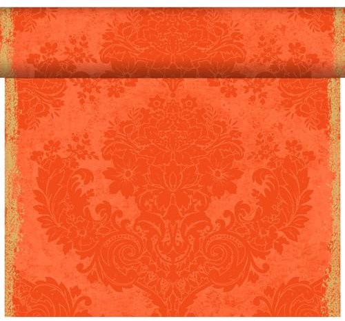 Duni Dunicel Tischläufer Royal Sun Orange 24m 1er Pack