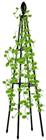 Generic Steel Garden Plant Trellis, Triangular, 80cm, Heavy Duty, Outdoor, Climbing Plants Support