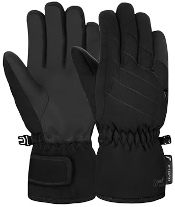 Reusch Angie R-TEX® XT Junior varm, vattentät, vindtät och ventilerande vinterhandskar fingerhandskar skidhandskar snöhandskar för barn ungdomar flickor och pojkar