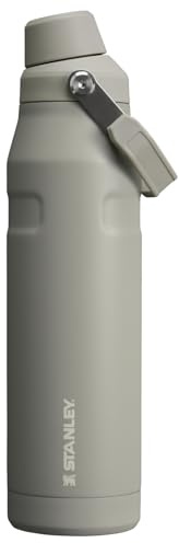 Stanley IceFlow Fast Flow Water Bottle 36 oz | Angled Spout Lid | Lightweight and Leakproof for Travel and Sports | Insulated Stainless Steel | BPA-Free | Ash