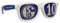 Blueprint Cologne FC Schalke 04 Sonnenbrille S04 Fanbrille verschiedene Varianten (Logo 10 Weiß)