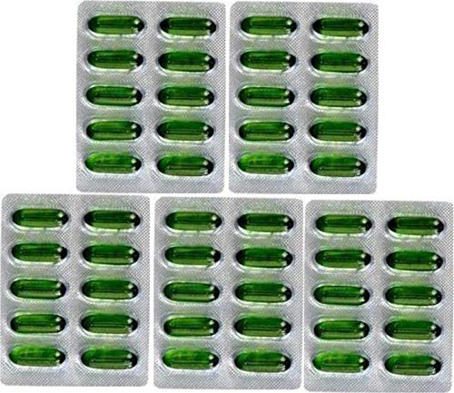 Evion evion Lot de 50 capsules de vitamine E pour le visage, les cheveux, les boutons, la peau éclatante, les cernes, le blanchiment de la peau et les cheveux 400 mg